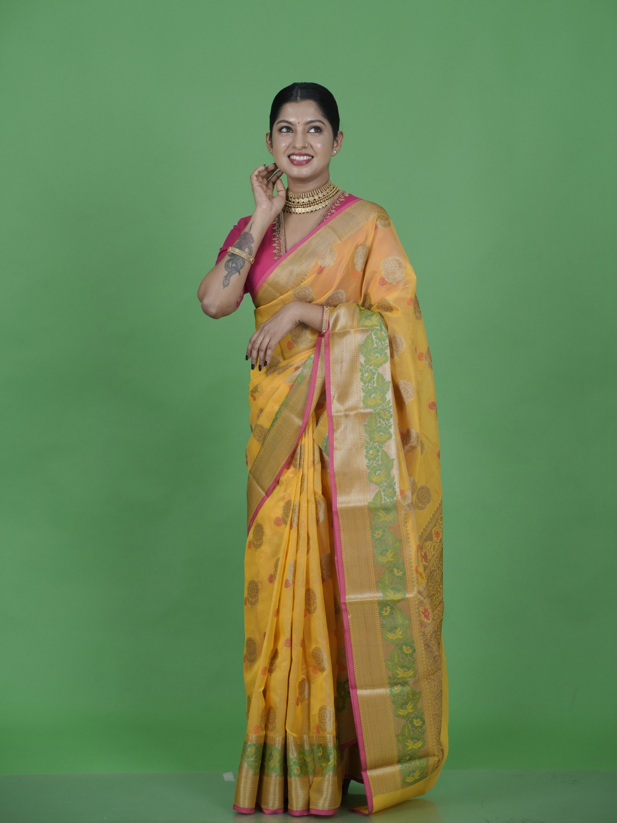 Short Striped Strappy Top